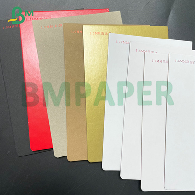 بطاقات الورق المصفوفة السميكة متعددة الألوان 1mm 1.5mm 2mm لصنع صناديق صلبة